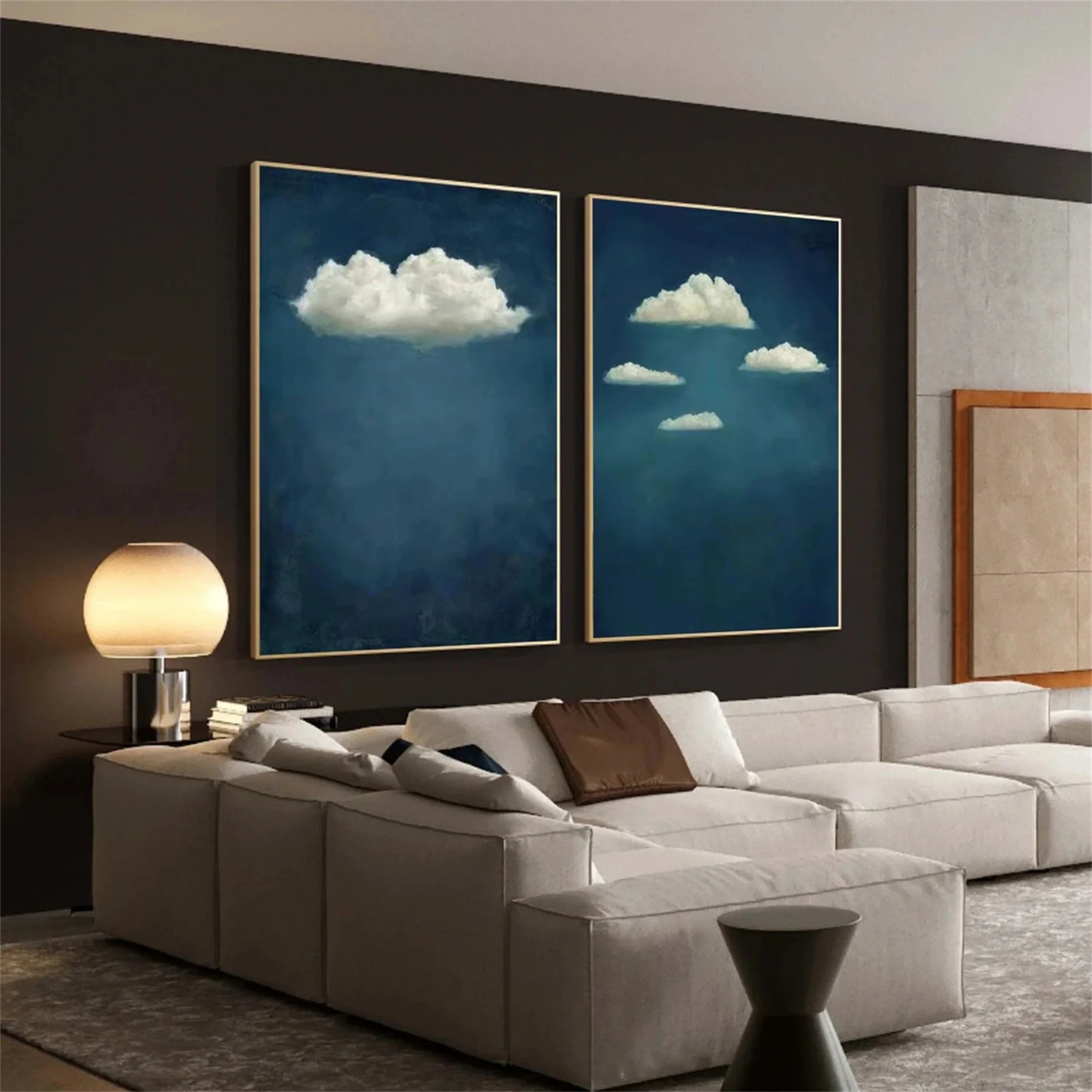 Sky And Ocean Painting Set of 2