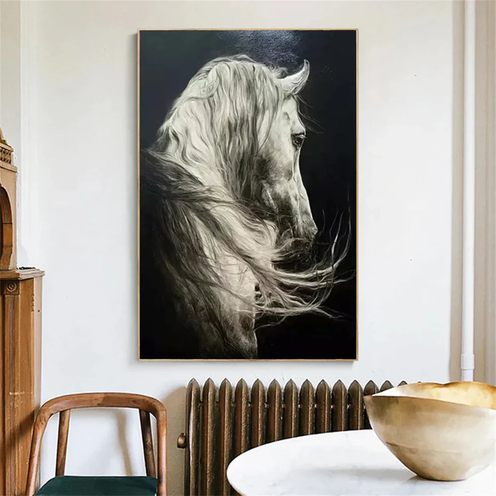 Abstract Animal Art Horse Texture Wall Art