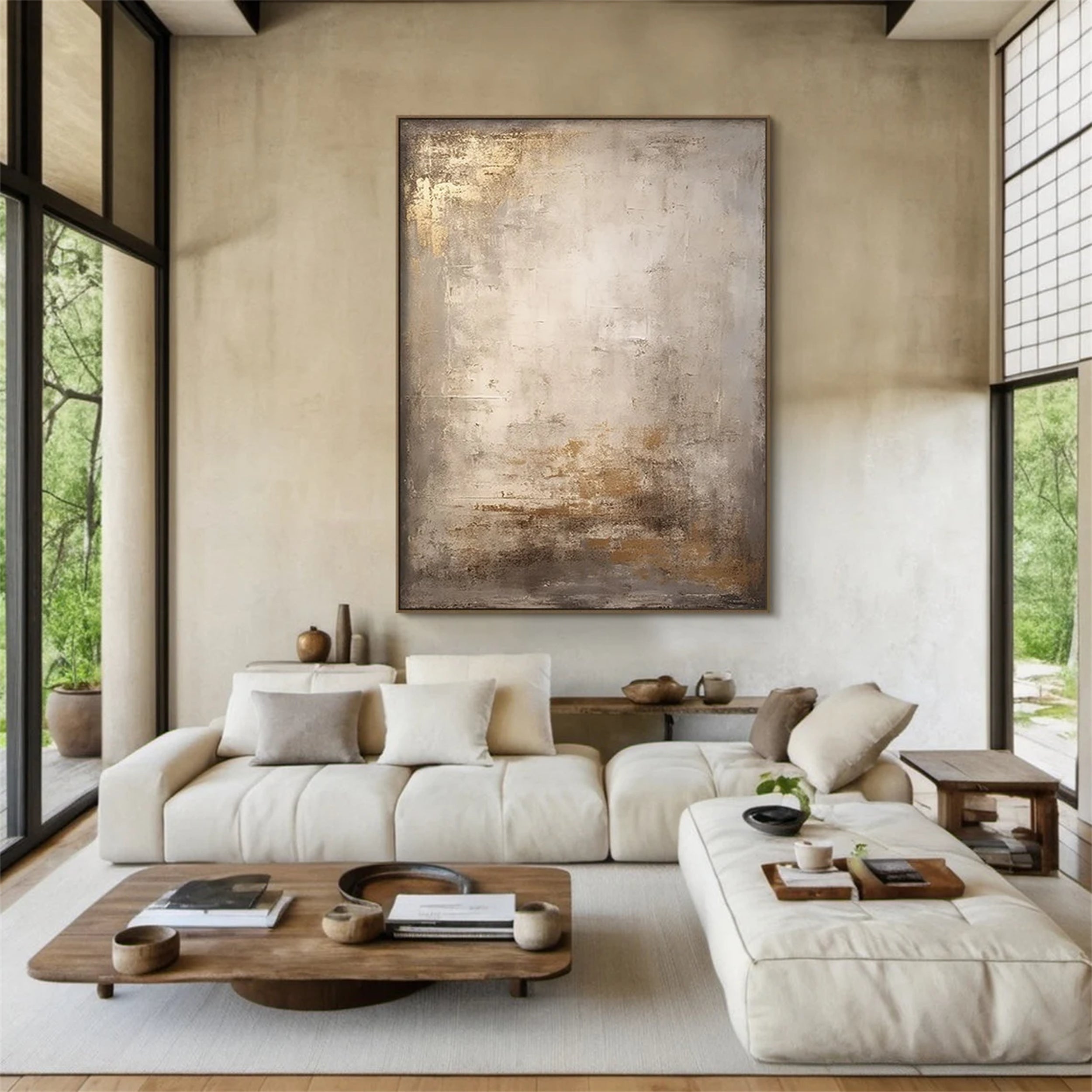 Wabi Sabi Abstract Wall Art