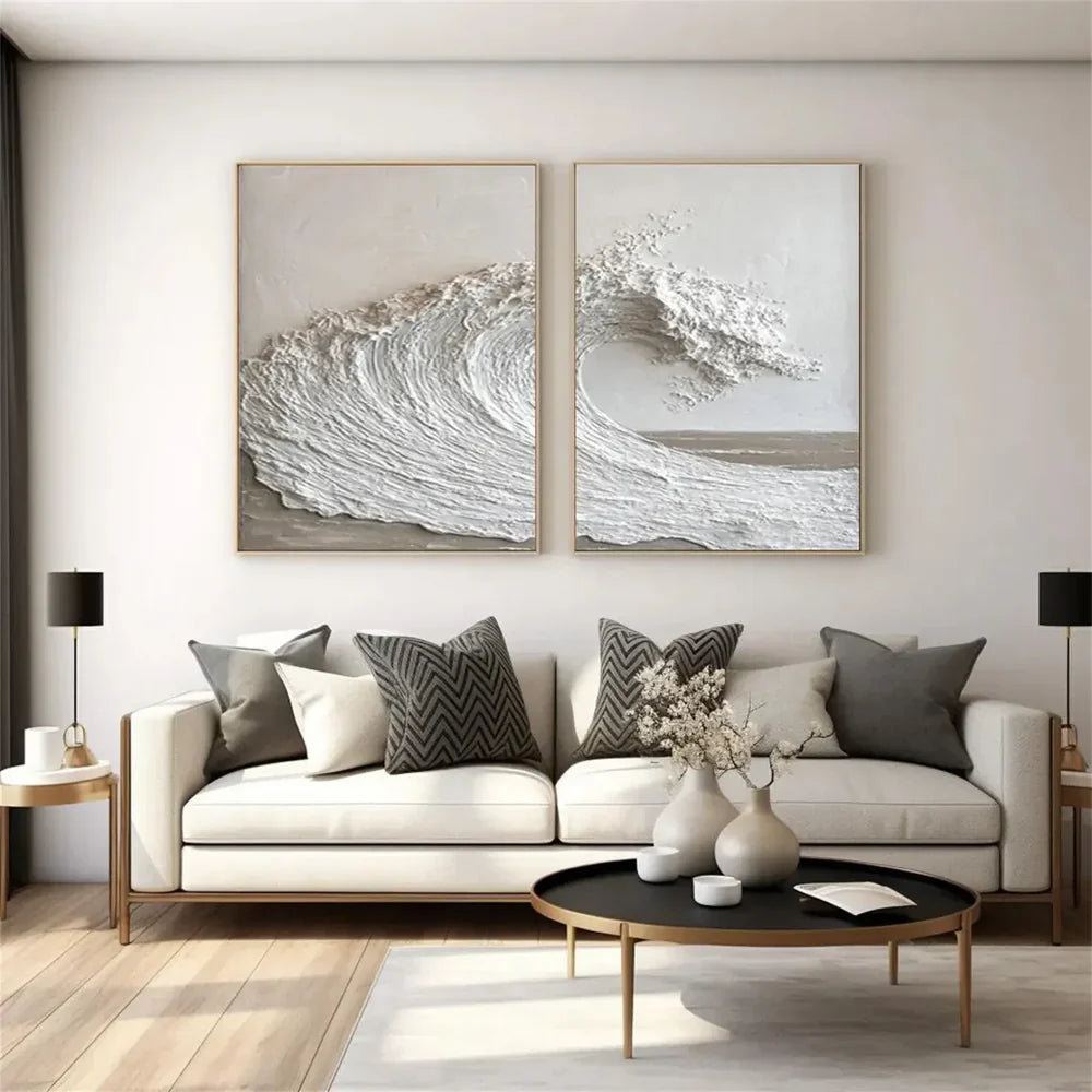 Sky And Ocean Painting Set of 2