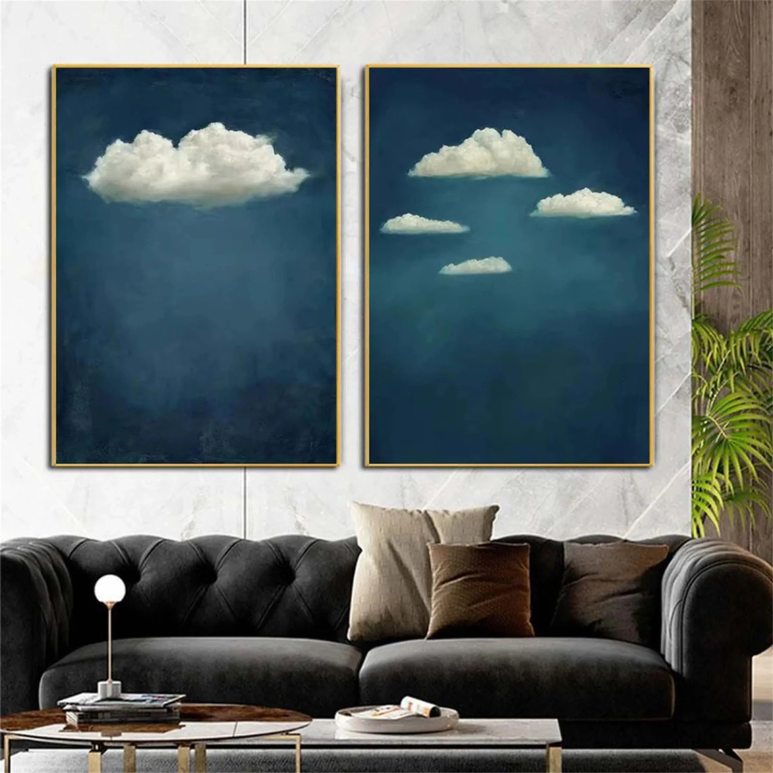 Sky And Ocean Painting Set of 2