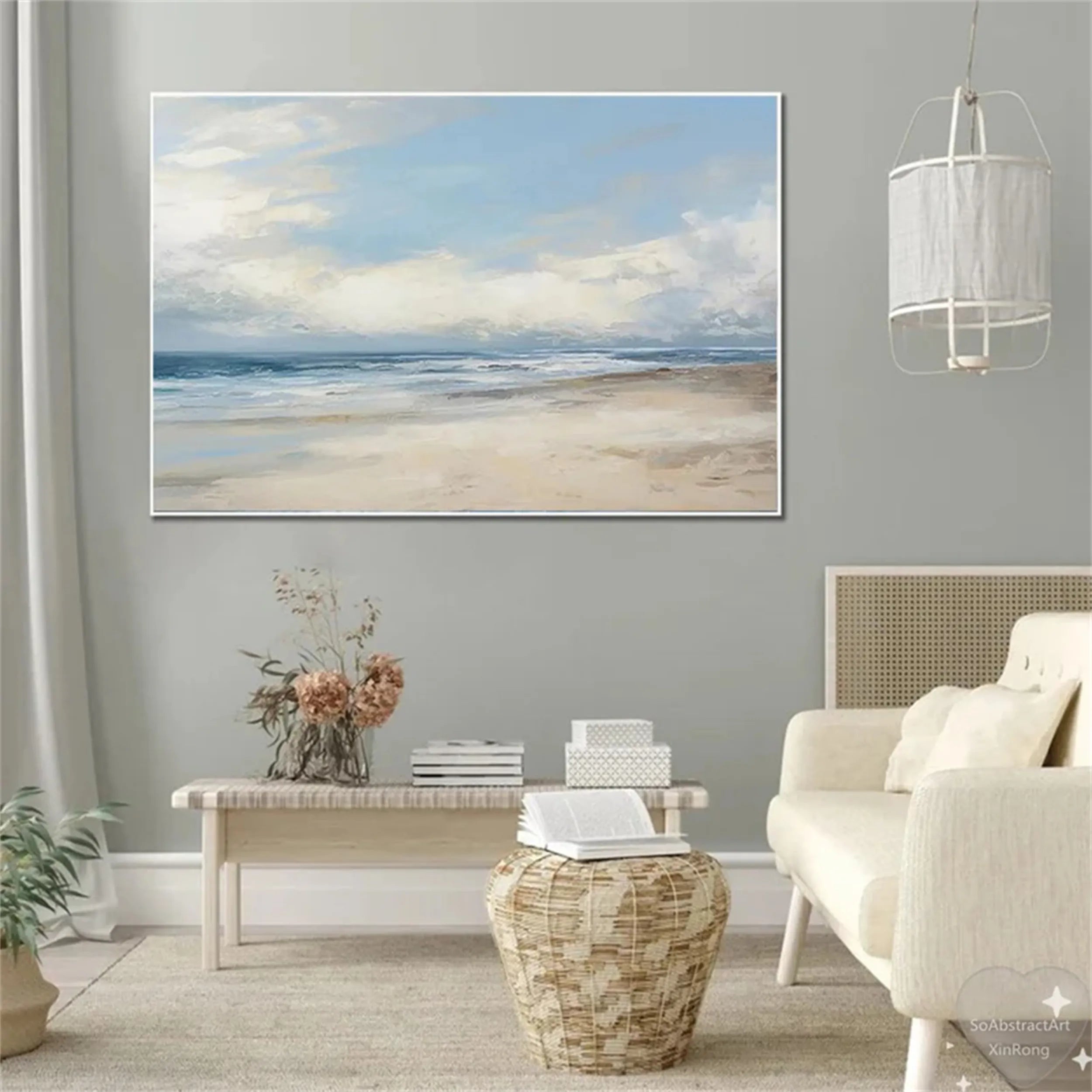 Sky And Ocean Painting