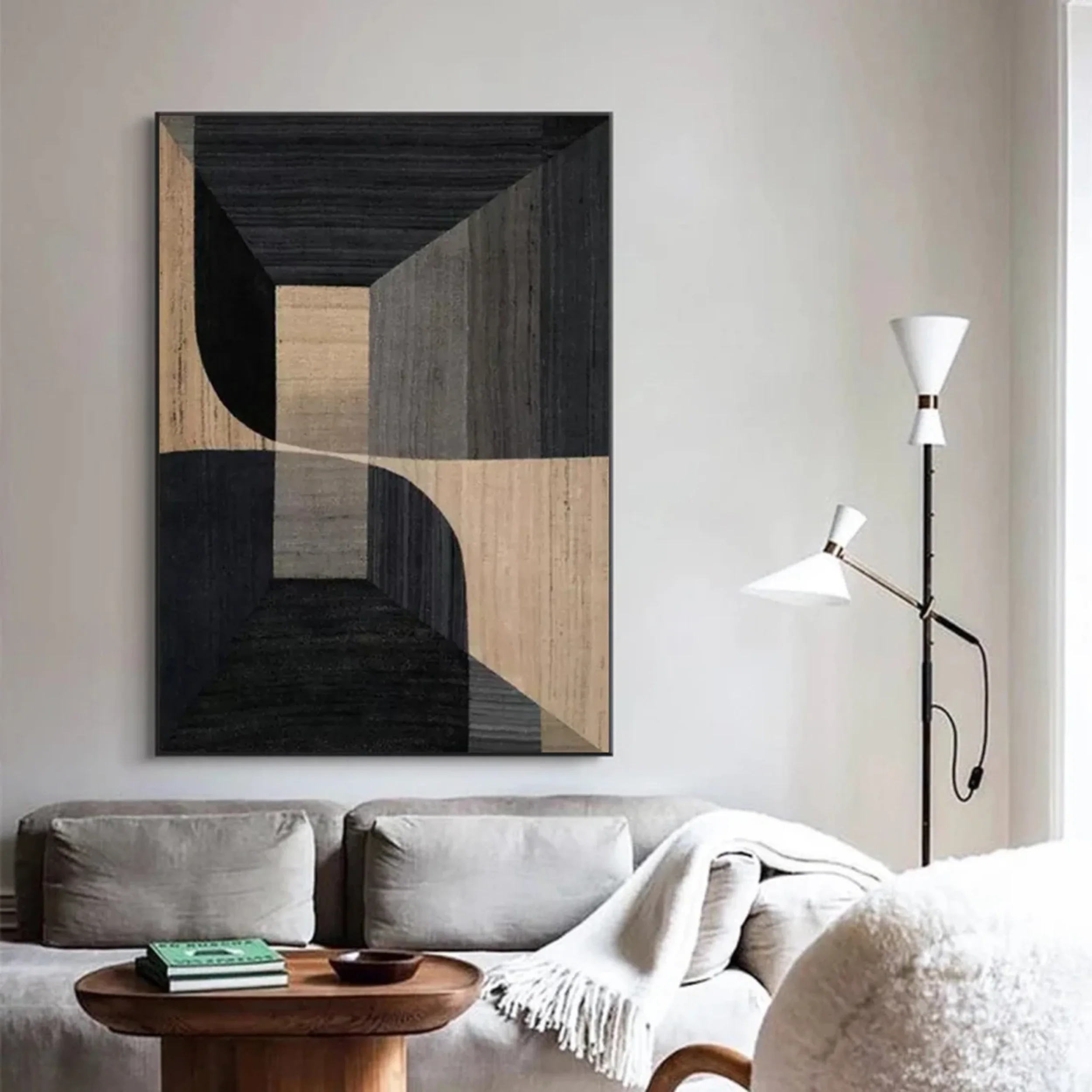 Wabi Sabi Abstract Wall Art