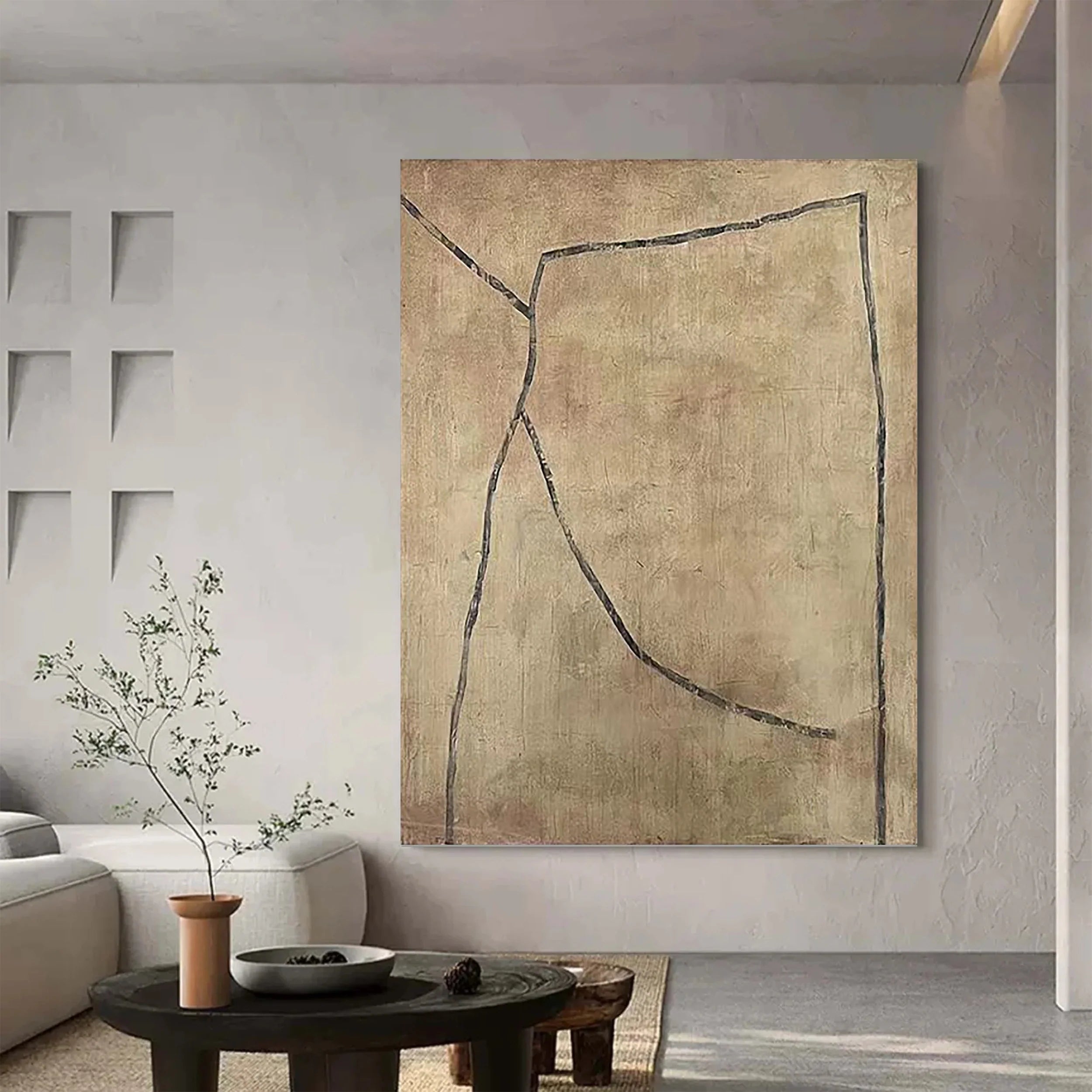 Wabi Sabi Abstract Wall Art