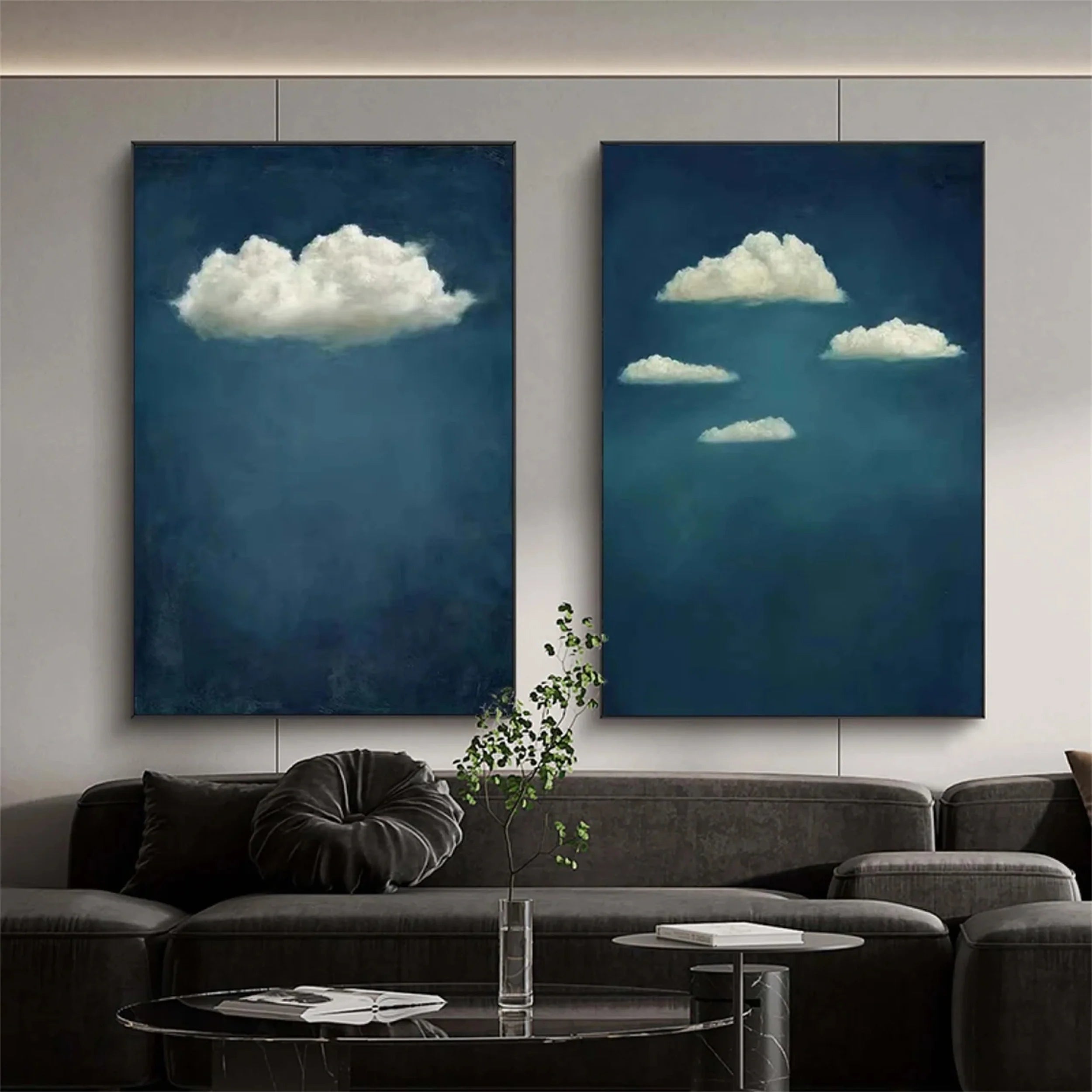 Sky And Ocean Painting Set of 2