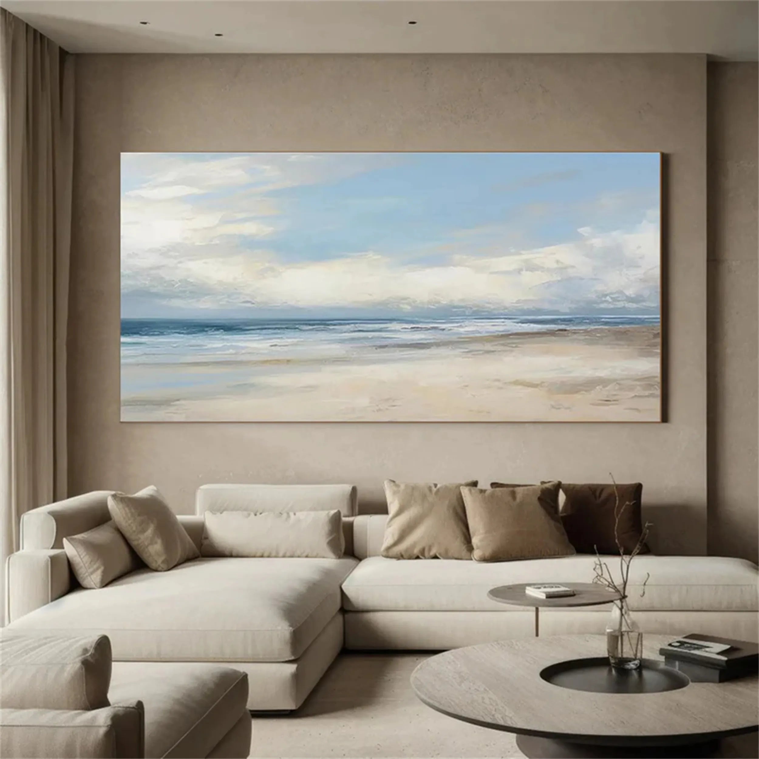 Sky And Ocean Painting