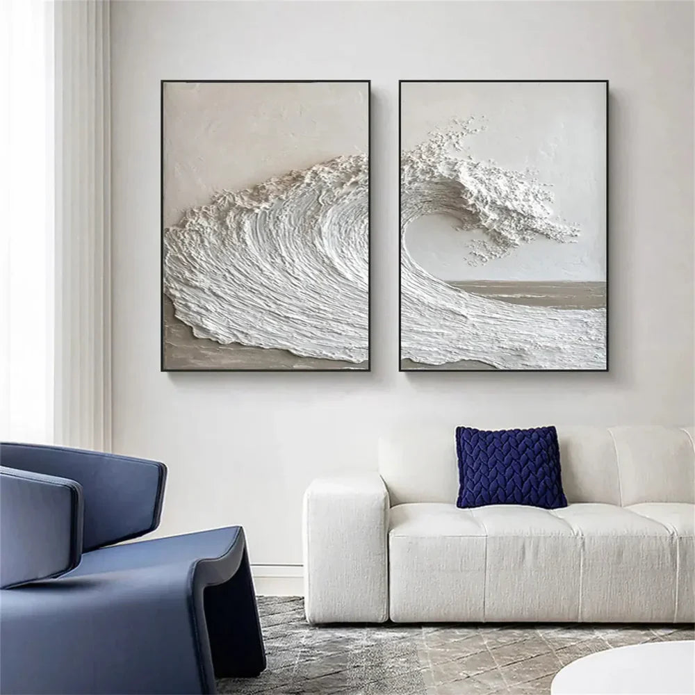 Sky And Ocean Painting Set of 2