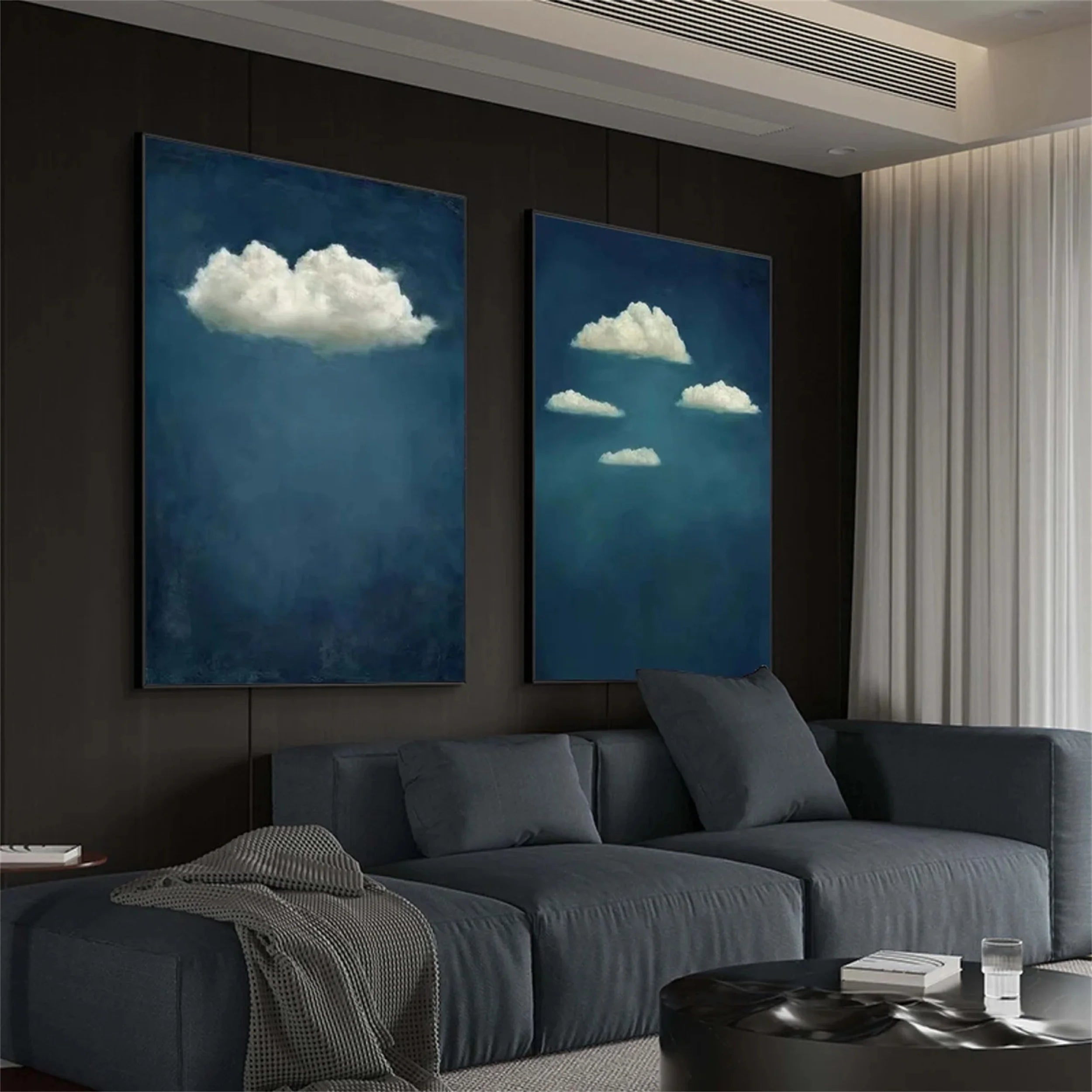 Sky And Ocean Painting Set of 2