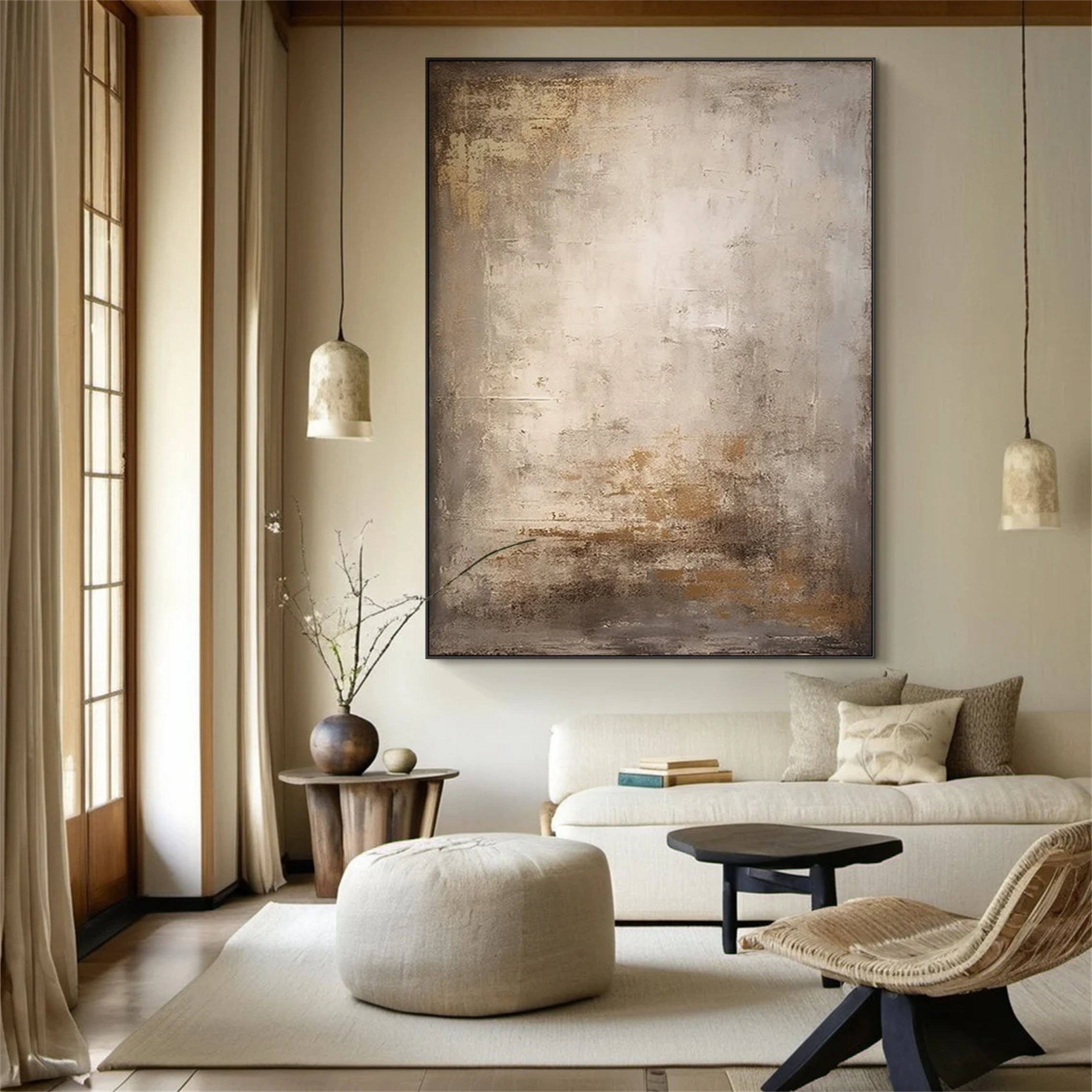 Wabi Sabi Abstract Wall Art