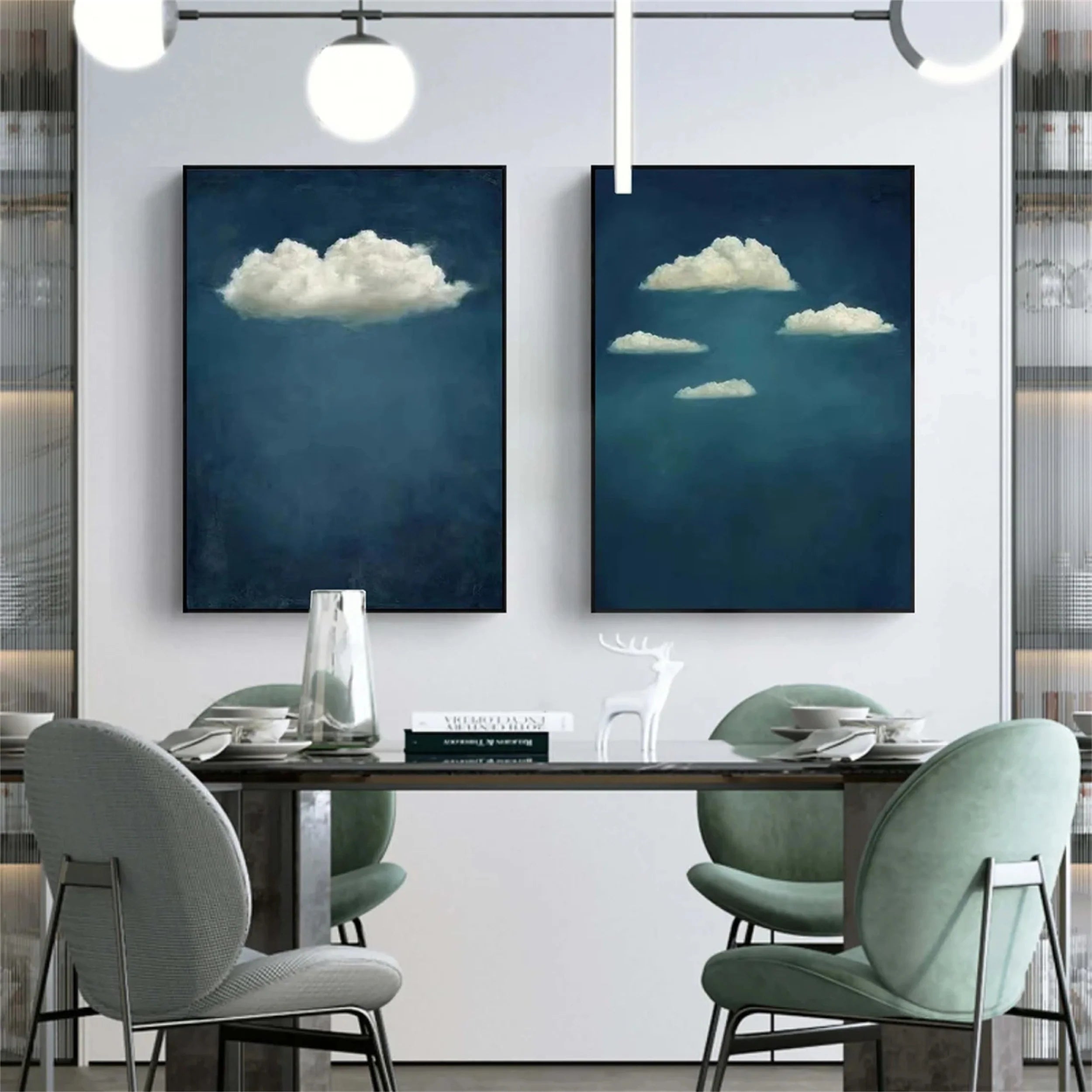 Sky And Ocean Painting Set of 2