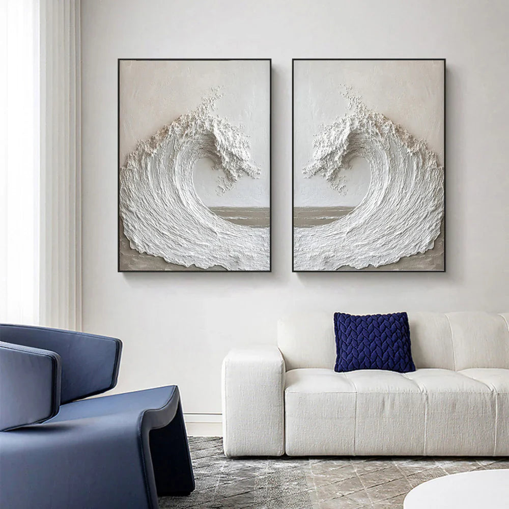 Sky And Ocean Painting Set of 2